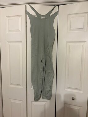 For days Sage Green Jumpsuit Overalls with Pockets NWOT